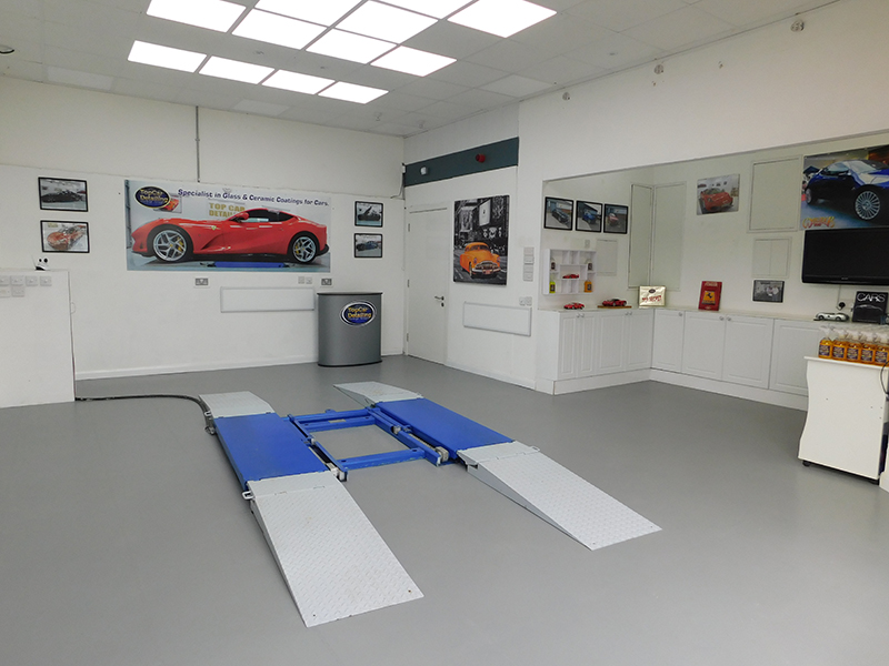 Flexiflooring for Auto Mechanic Shop