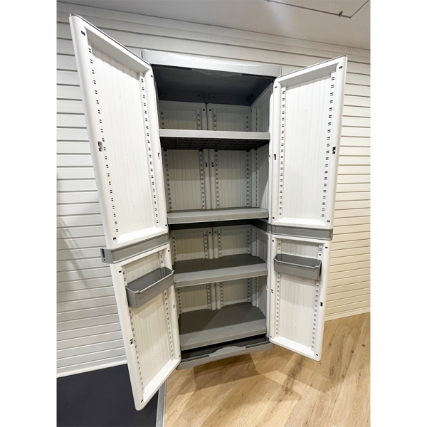 Tall PVC Cabinet Open